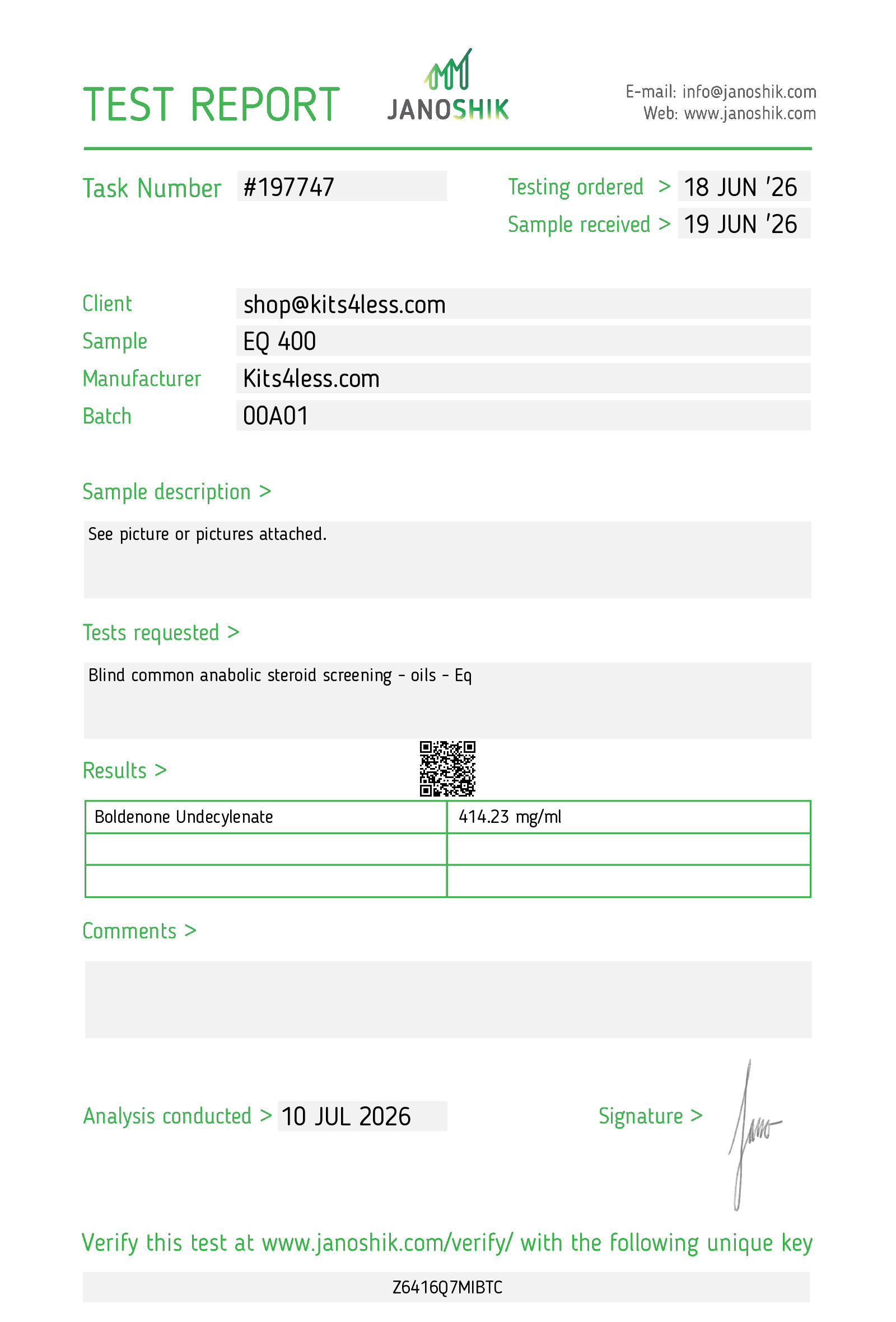 EQ 400 12ml EQ 400 12ml