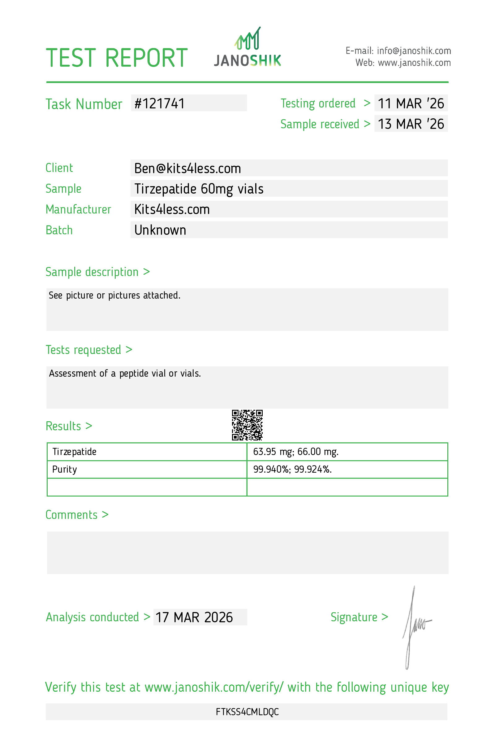 Tirzepatide 600mg Kit