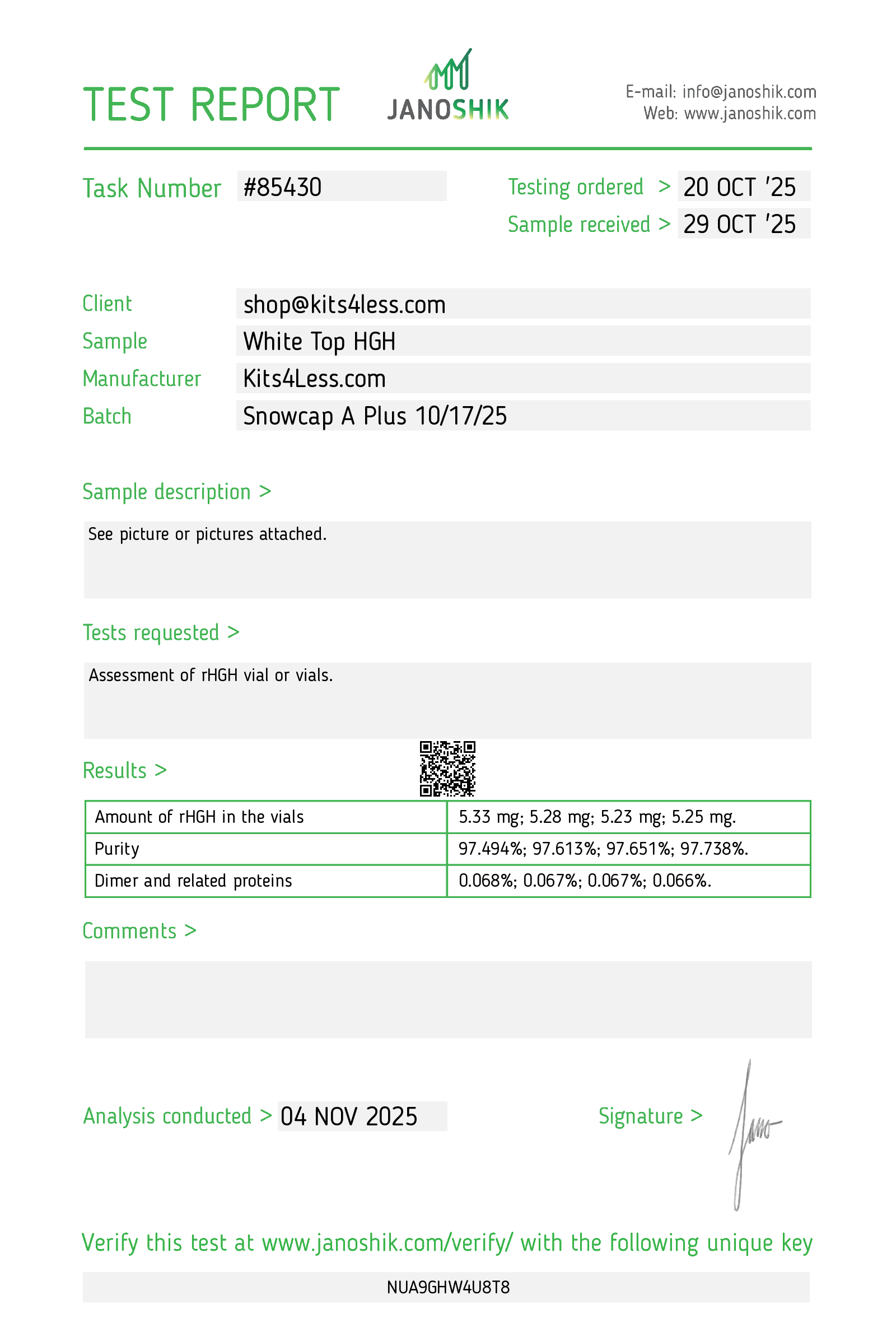 HGH Snowcap Plus | C HGH Snowcap Plus