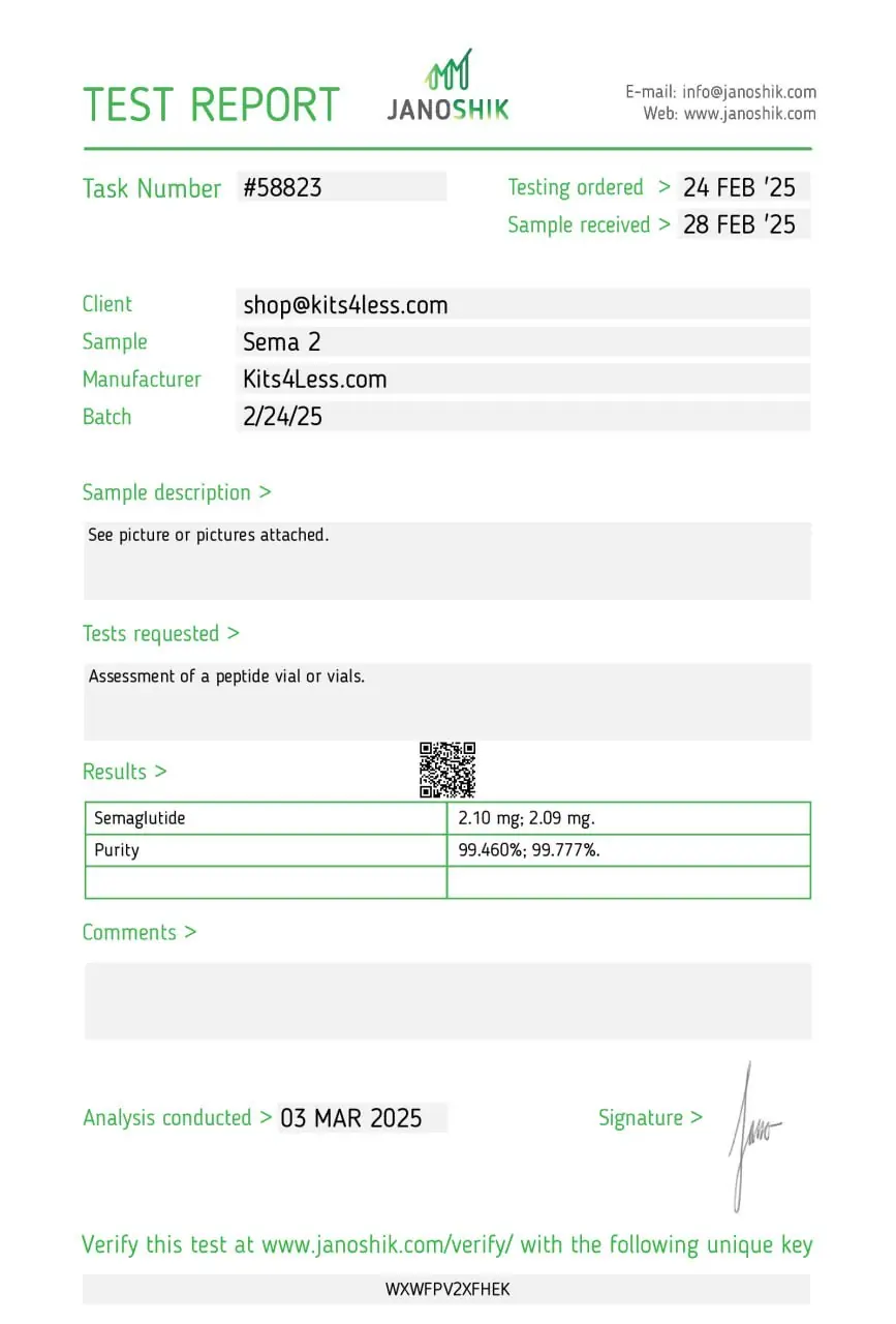 Semaglutide 20mg Kit Semaglutide 20mg Kit